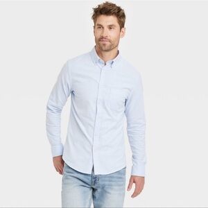 Men's Every Wear Long Sleeve Oxford Button-Down Shirt - Goodfellow & Co